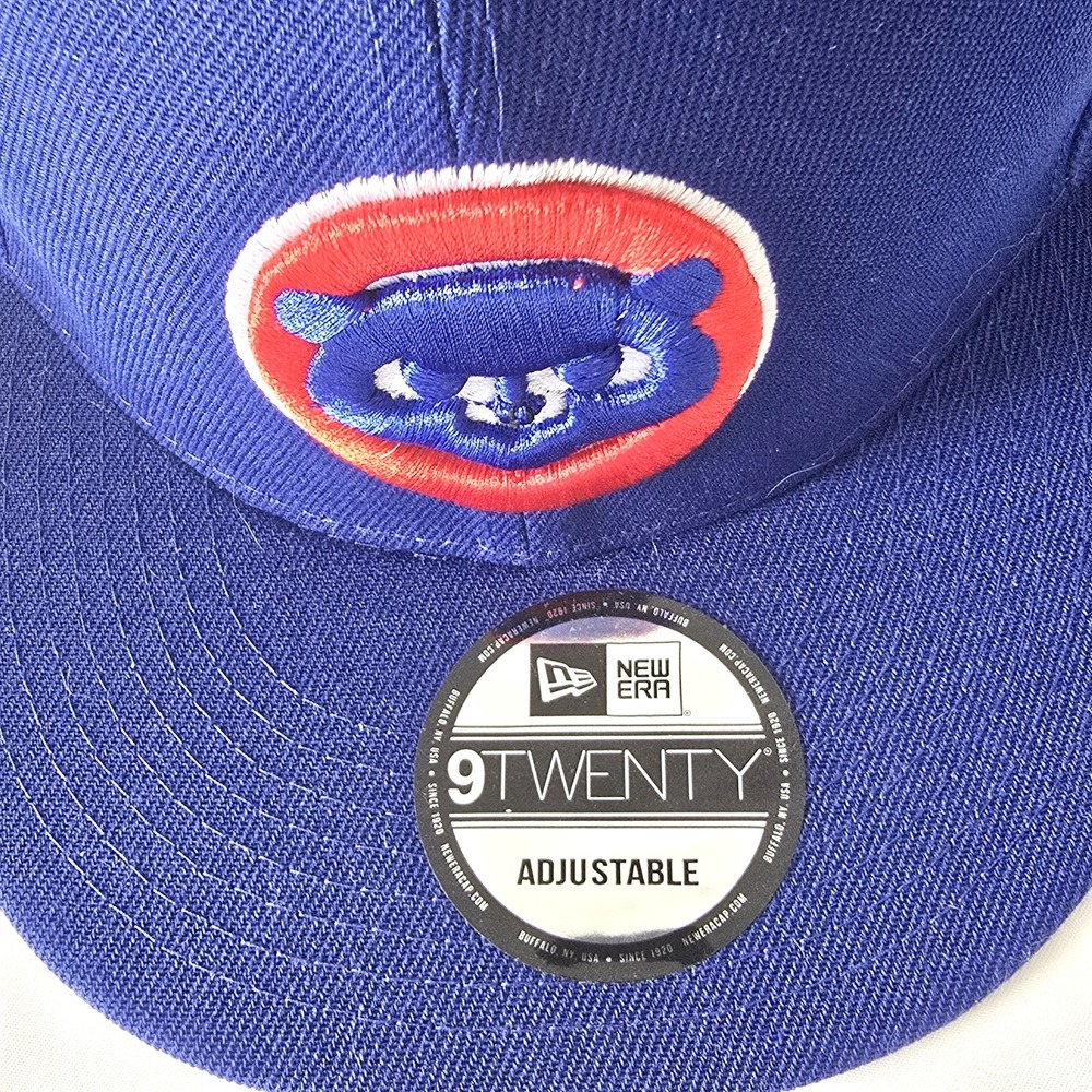 Chicago Cubs New Era 9Twenty Adjustable Cap Blue Hat MLB Licensed Baseball Gift - Picture 4 of 8
